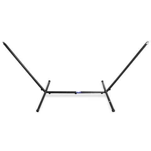 Hamak ogrodowy na metalowym stelażu mocny 270x110cm do 120kg