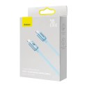 Kabel USB-C do iP Baseus Crystal Shine, 20W, 2m (niebieski)