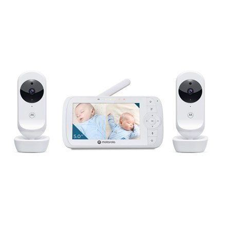 Motorola Motorola | Video Baby Monitor - Zestaw dwóch kamer | VM35-2 5.0" | Kolorowy ekran o przekątnej 5,0"; 5 fabrycznie załadowanych k