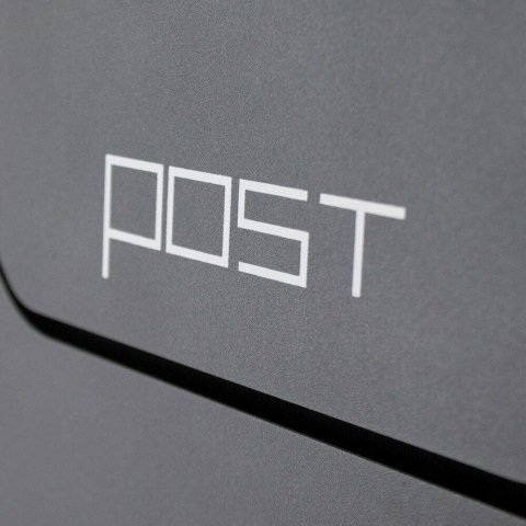 Duża Skrzynka pocztowa na listy pocztę malowana proszkowo napis POST