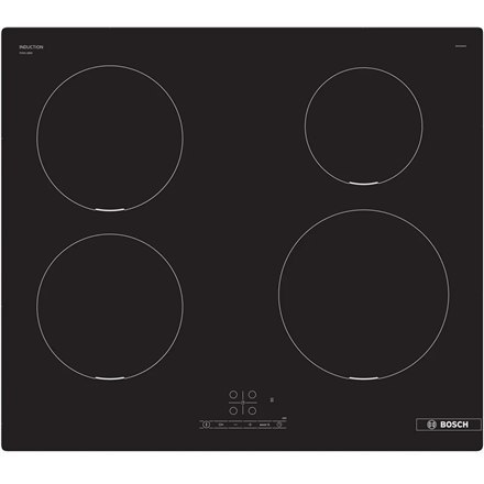 Bosch Płyta Bosch | PIE611BB5E | Indukcja | Liczba palników/stref gotowania 4 | Dotykowa | Timer | Czarna | Wyświetlacz