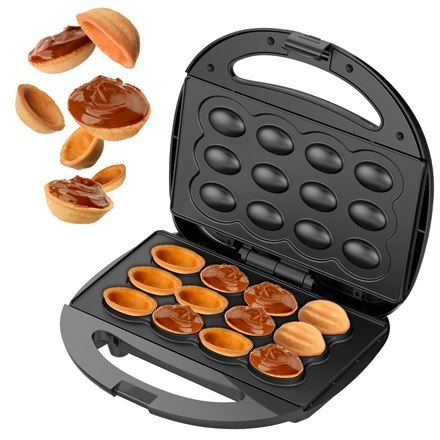 Adler Adler Nut Cookie Maker | AD 3071 | 750 W | Liczba ciastek 12 | Orzechy | Czarny