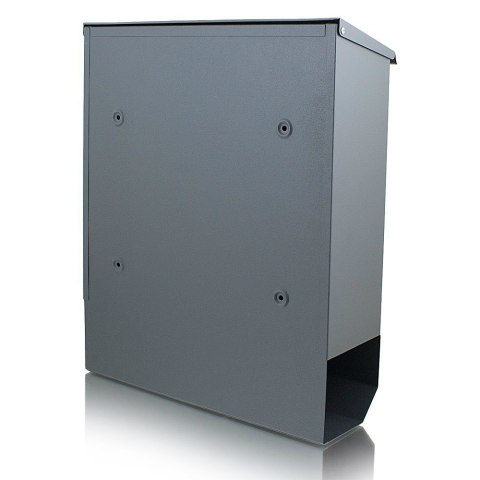 Nowoczesna naścienna Skrzynka pocztowa na listy z gazetnikiem duża a4