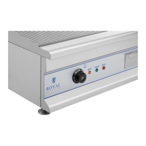 Grill elektryczny 230V podwójny duży ryflowany 100cm
