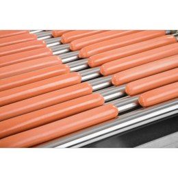 Grill rolkowy z pokrywą roller grill podgrzewacz do parówek 11 rolek