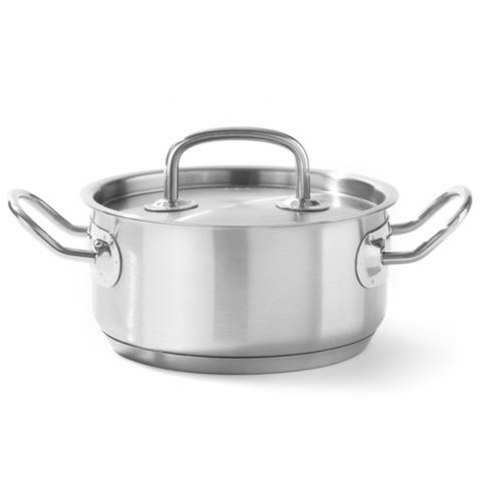 Garnek niski Kitchen Line z pokrywką 7.3 l śr. 280 x 120 h - Hendi 836033