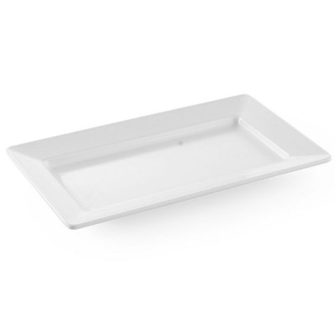 Półmisek z melaminy prostokątny 49.5x27cm wys. 5.6cm biały - Hendi 561515