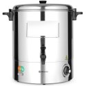 Warnik podgrzewacz do wody grzanego wina stalowy 2200W 28L - Hendi 209905