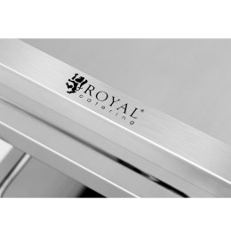 Wózek kelnerski cateringowy 3 półkowy do 150kg ze stali nierdzewnej Royal Catering RCSW 3A