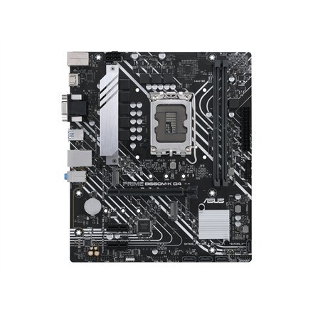 Asus Asus | PRIME B660M-K D4 | Rodzina procesorów Intel | Gniazdo procesora LGA1700 | DDR4 DIMM | Obsługiwane interfejsy dysków tward