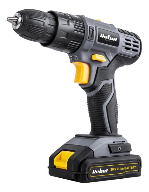 RB-1002 Akumulatorowa wiertarko-wkrętarka udarowa 20V 2A box.