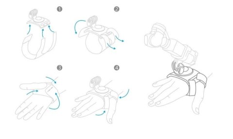 Mocowanie na nadgarstek i dłoń PGYTECH do kamer sportowych (P-18C-024)