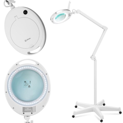 Lampa lupa kosmetyczna ze szkłem powiększającym mobilna 5 dpi 72x LED