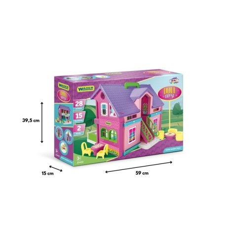 Domek dla lalek 37 cm Play House pudełko