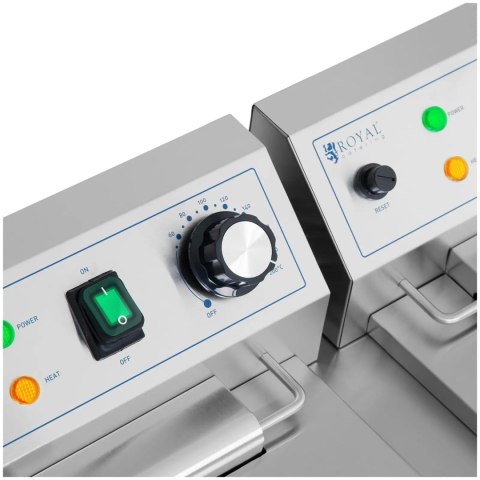 Frytownica podwójna dwukomorowa 2 x 11 l 6000 W
