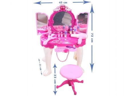 Toaletka i akcesoria z wejściem MP3 GIRL+ różdżka