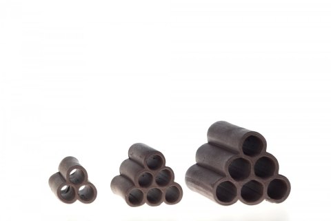 Rurkobloczek Mini 6-Rurek Bardzo Ciemny