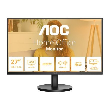 AOC AOC U27B3A 27" IPS 3840x2160/16:9/350cd/m2/4ms DP, HDMI, Headphone out