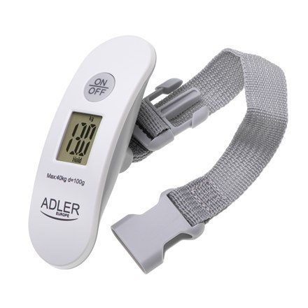 Adler Adler | Travel Luggage Scale | AD 8189 | Maksymalna waga (udźwig) 40 kg | Dokładność 100 g | Biały