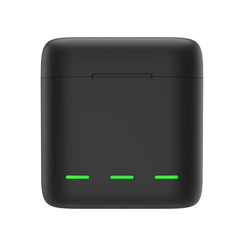 Ładowarka trójkanałowa Box Telesin + 3 akumulatory do GoPro Hero 12 / 11 / 10 / 9 (GP-BNC-902-B)