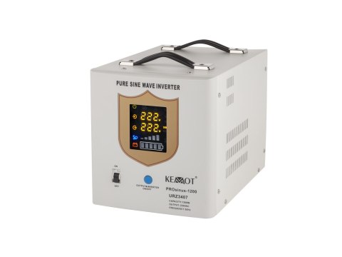 URZ3407 Awaryjne źródło zasilania KEMOT PROsinus-1200 przetwornica z czystym przebiegiem sinusoidalnym i f