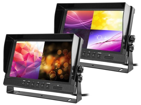 Monitor samochodowy lcd 9cali cali ahd 4pin z funkcją rejestratora 12v 24v