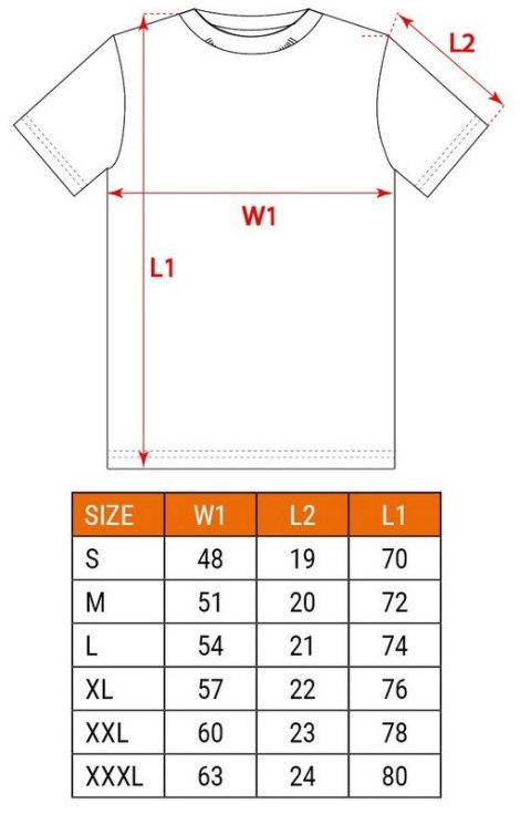 NEO T-SHIRT CIENIOWANY DENIM, ROZMIAR XXL