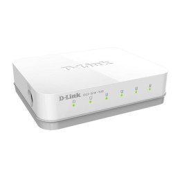 D-Link D-Link | Switch | GO-SW-5G/E | Niezarządzany | Desktop | Ilość portów 10/100 Mbps (RJ-45) | Ilość portów 1 Gbps (RJ-45) 5 | Iloś