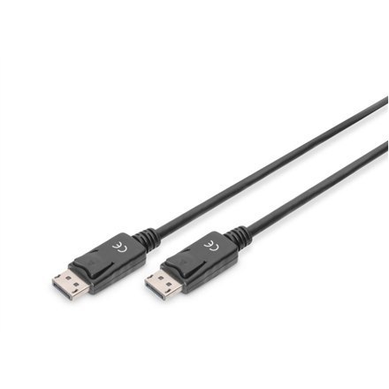 Digitus Digitus | Kabel DisplayPort | Męski | 20-pinowy DisplayPort | Męski | Czarny | 20-pinowy DisplayPort | 2 m