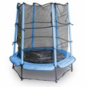 Różowa Trampolina do ogrodu dla dziecka/dzieci + osłona i siatka mocna batuta