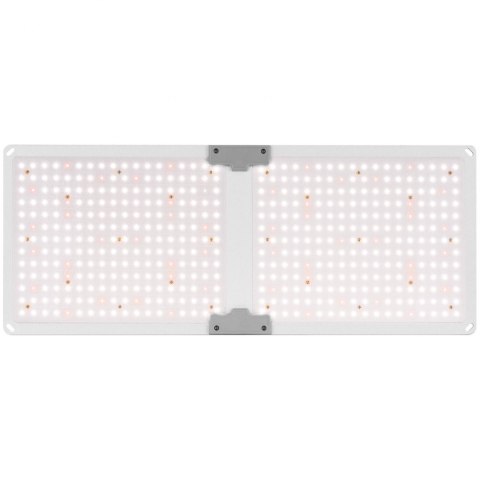 Lampa do uprawy wzrostu roślin pełne spektrum 60 x 24 cm 468 LED 220 W srebrna