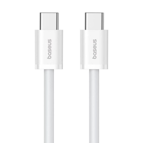 Kabel szybkiego ładowania USB-C do USB-C Baseus Superior 2 100W 1m (biały)
