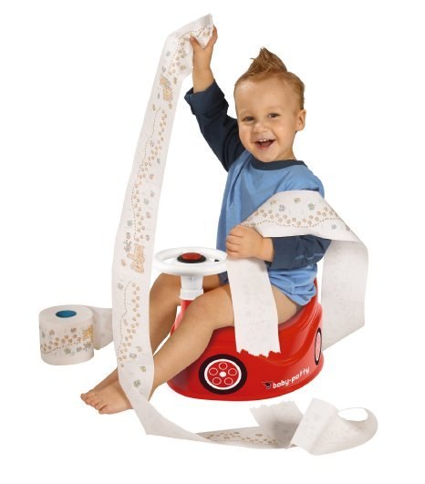 BIG 56801 Nocnik Bobby Car Czerwony kierownica