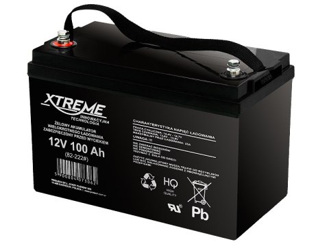 82-222# Akumulator żelowy 12v/100ah xtreme waga 29kg, 327x214x167_8