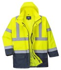 PORTWEST KURTKA OSTRZEGAWCZA OCIEPLANA S766YNR HI-VIS 5W1 M