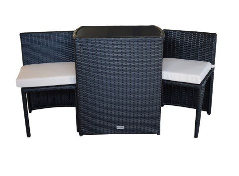 Zestaw Mebli Ogrodowych tarasowych Technorattan na Balkon Meble na taras