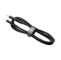Fixed Fixed | Płynny kabel silikonowy USB-C/Lightning, 2m | FIXDLS-CL2-BK