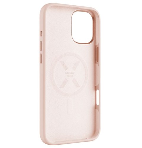Fixed Fixed MagFlow | Back cover | Apple | iPhone 16 Plus | Liquid silicon | Pink