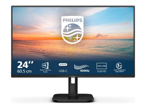 Philips Philips 24E1N1300A/00 | 24 " | IPS | 16:9 | 100 Hz | 4 ms | 1920 x 1080 pikseli | 250 cd/m² | Ilość portów HDMI 1