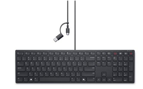 Dell Dell | Collaboration Keyboard | KB525C | Keyboard | Wired | US (QWERTY) | Black | USB-C