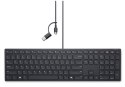 Dell Dell | Collaboration Keyboard | KB525C | Klawiatura | Przewodowa | Ukraińska (QWERTY) | Czarna | USB-C