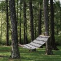 Hamak Jednoosobowy Ogrodowy Wiszący Solidny Wytrzymały AMBIANCE 200x80 cm