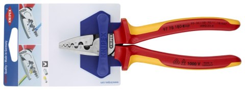 KNIPEX SZCZYPCE DO ZAGNIATANIA TULEJEK 180MM