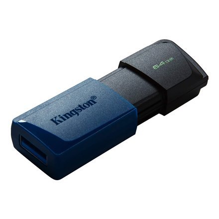 Kingston Kingston | USB 3.2 Flash Drive | DataTraveler Exodia M | 64 GB | USB 3.2 | Czarny/Niebieski
