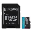 Kingston Kingston | microSD | Canvas Go! Plus | 128 GB | MicroSD | Pamięć flash klasy 10 | Adapter SD