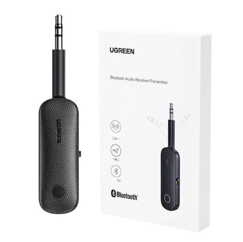 Transmiter / Odbiornik AUX UGREEN CM403, Bluetooth 5.0 (czarny)