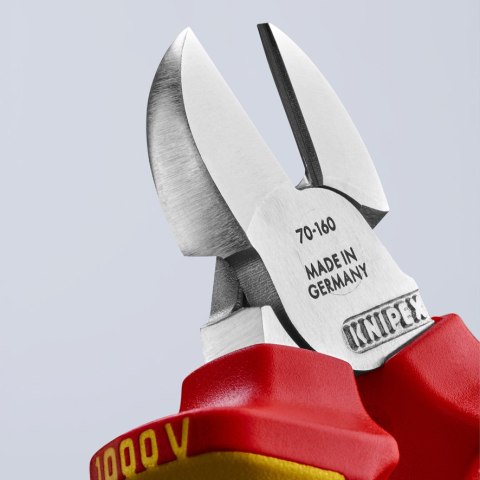 KNIPEX SZCZYPCE TNĄCE BOCZNE IZOLOWANE 160MM