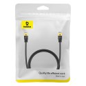 Kabel sieciowy Baseus High Speed, Ethernet RJ45, Gigabit, Cat.7, 1m (czarny)