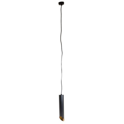 Oprawa sufitowa wisząca Valda Black+Gold 300mm