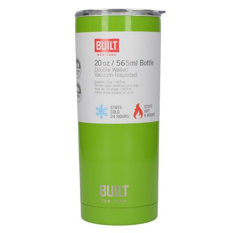 ND38_5216180 BUILT Vacuum Insulated Tumbler - Stalowy kubek termiczny z izolacją próżniową 600 ml (Green)